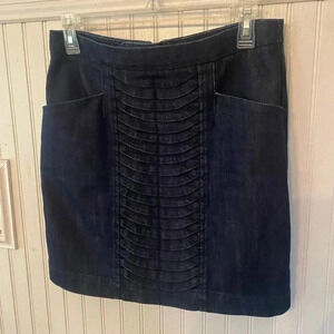 Anthro Leifsdottir jean mini skirt